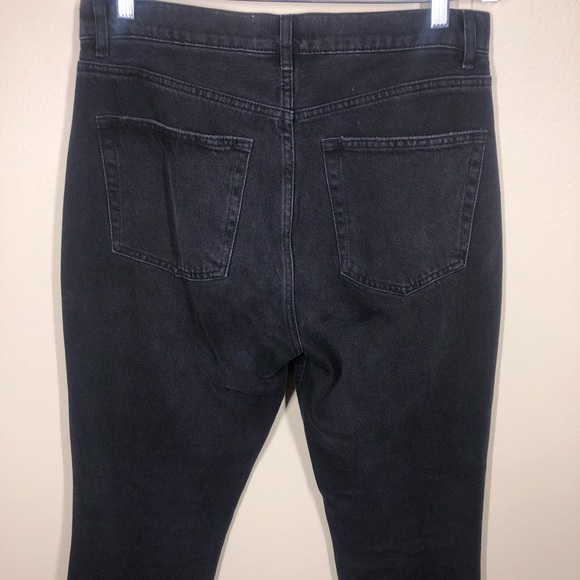 Reformation Julia High Waist Cigarette Jeans In Monterey size 29 Black - Picture 7 of 10